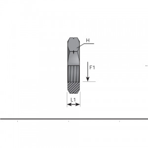 Bulkhead nut. (CPLD-CPDS)