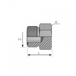 Male Plug UNF/UN-2A. (ATMO)