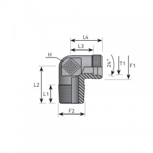 Stud elbow. (LME..LSMN..)
