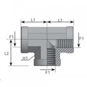 Vitillo Bsp Adapteri T veida adapteri ar BSP (collīgo) iekšējo vītni. (TFFG)