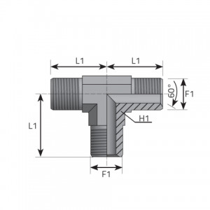 Vitillo Bsp Adapteri T veida adapteri ar metrisku ārējo vītni. (TMM)