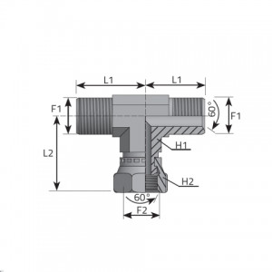 Vitillo Bsp Adapteri T veida BSP (collīgie) adapteri ar ārējo un kustīgu iekšējo vītni. (TMG..FGG..P)