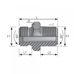 Vitillo Bsp Adapteri Taisni BSP (collīgie) adapteri ar cilindrisku un konisku ārējo vītni. (ANGK)