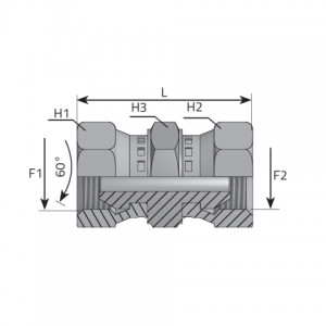 Vitillo Bsp Adaptery Соединитель DKR / DKR. (AFFDG)