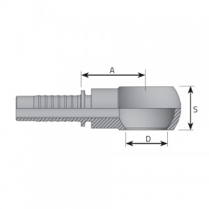 Vitillo Bsp Fittings Double BSPP Bolt. (ABFDG)