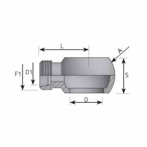 Vitillo Bsp Fittings Metric Banjo – male DIN 24°. (AOM..L)