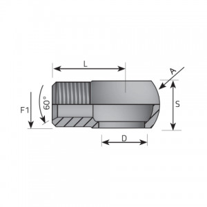 Vitillo Bsp Fittings Metric Banjo – metric male. (AOFM)