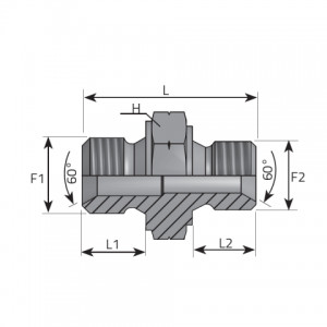 Vitillo Bsp Fittings Reducing Adapter male BSPP – metric male. (ARGM)