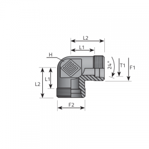 Vitillo Din Fittings Equal elbow. (LME..LS)