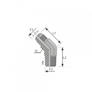 Vitillo Jic Adaptery Адаптер 45° GSK — AG-JIC / AGR-K. (QMJ..MGK)