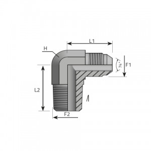 Vitillo Jic Adaptery Адаптер 90° GSK — AG-JIC / AG-NPT. (LMJ..MN)