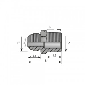 Vitillo Jic Adaptery Адаптер AG-JIC / AG-NPT. (AMJ..MN)