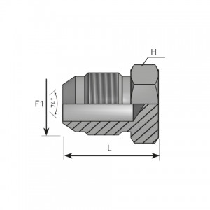 Vitillo Jic Adaptery Заглушка AG-JIC. (ATMJ)