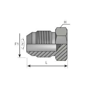 Vitillo Jic Fittings Male Plug JIC. (ATMJ)