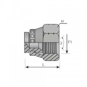 Vitillo Jic Fittings Swivel female Plug JIC. (ATFGJ)