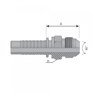 Vitillo Press Fitingi SAE 45º с наружной резьбой. (MJ SV45)