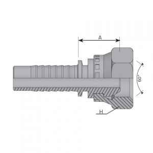 Vitillo Press Fittings BSPP female 60° cone. (FDG)