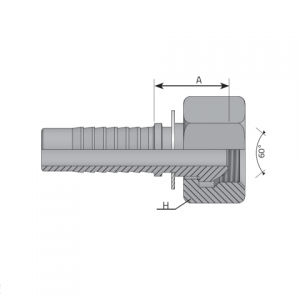 Vitillo Press Fittings BSPP female (slip-on nut). (FDG SF)