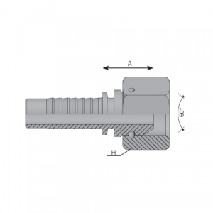 Vitillo Press Fittings BSPP female (thrust-wire nut). (FDG SP)