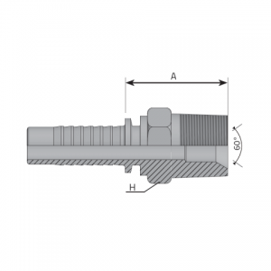 Vitillo Press Fittings BSPT tapered male. (MGK)