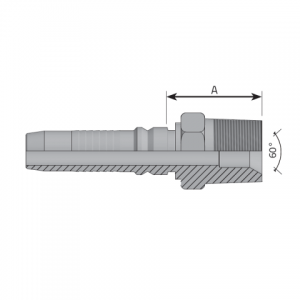 Vitillo Press Fittings Interlock BSPT male. (KMGK)