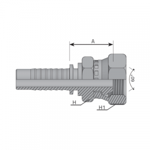 Vitillo Press Fittings NPSM female. (FNPSM)