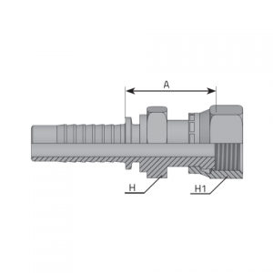 Vitillo Press Fittings ORFS female (double hexagon). (FORFS GIR)