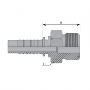 Vitillo Press Fittings ORFS male. (MORFS)